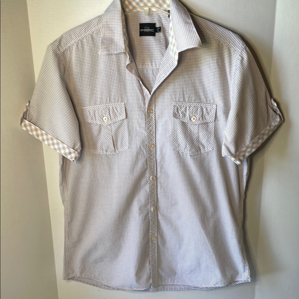 Parc 81 Men's Size Large  (16 1/2)Casual Button Down Shirt